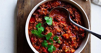 Klasikinis chilli con carne - čili sriuba / troškinys su faršu