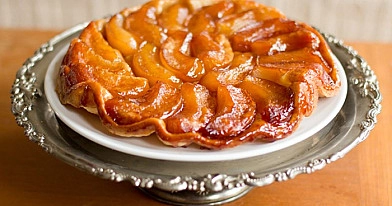 Tarte Tatin arba apverstas obuolių pyragas