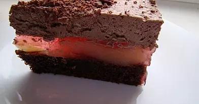 Šokoladinis kriaušių tortas