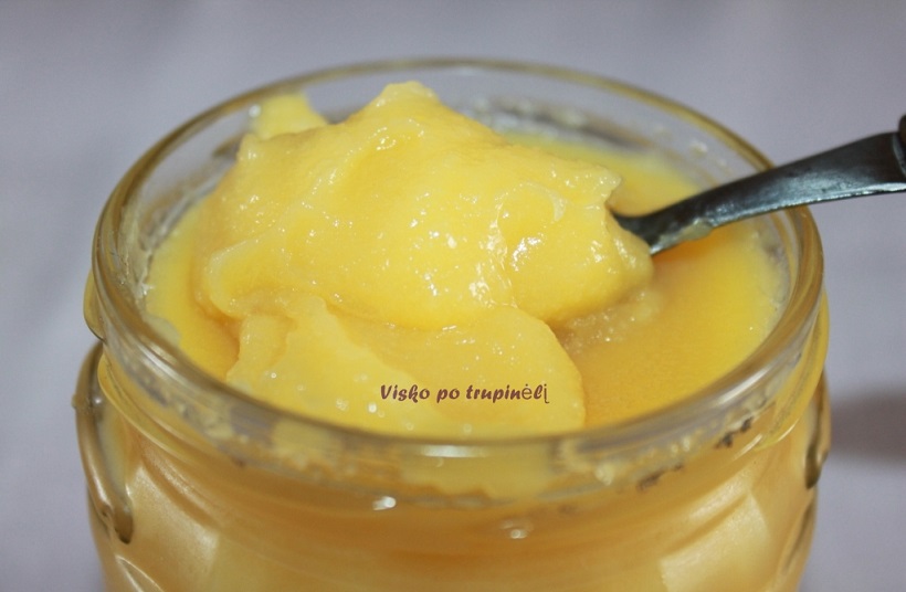 Citrininis kremas (Lemon curd) - tinka plikytų pyragėlių įdarams, tortų kremams!