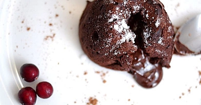 Chocolate fondant - šokoladinis fondantas (desertas fondant au chocolat)