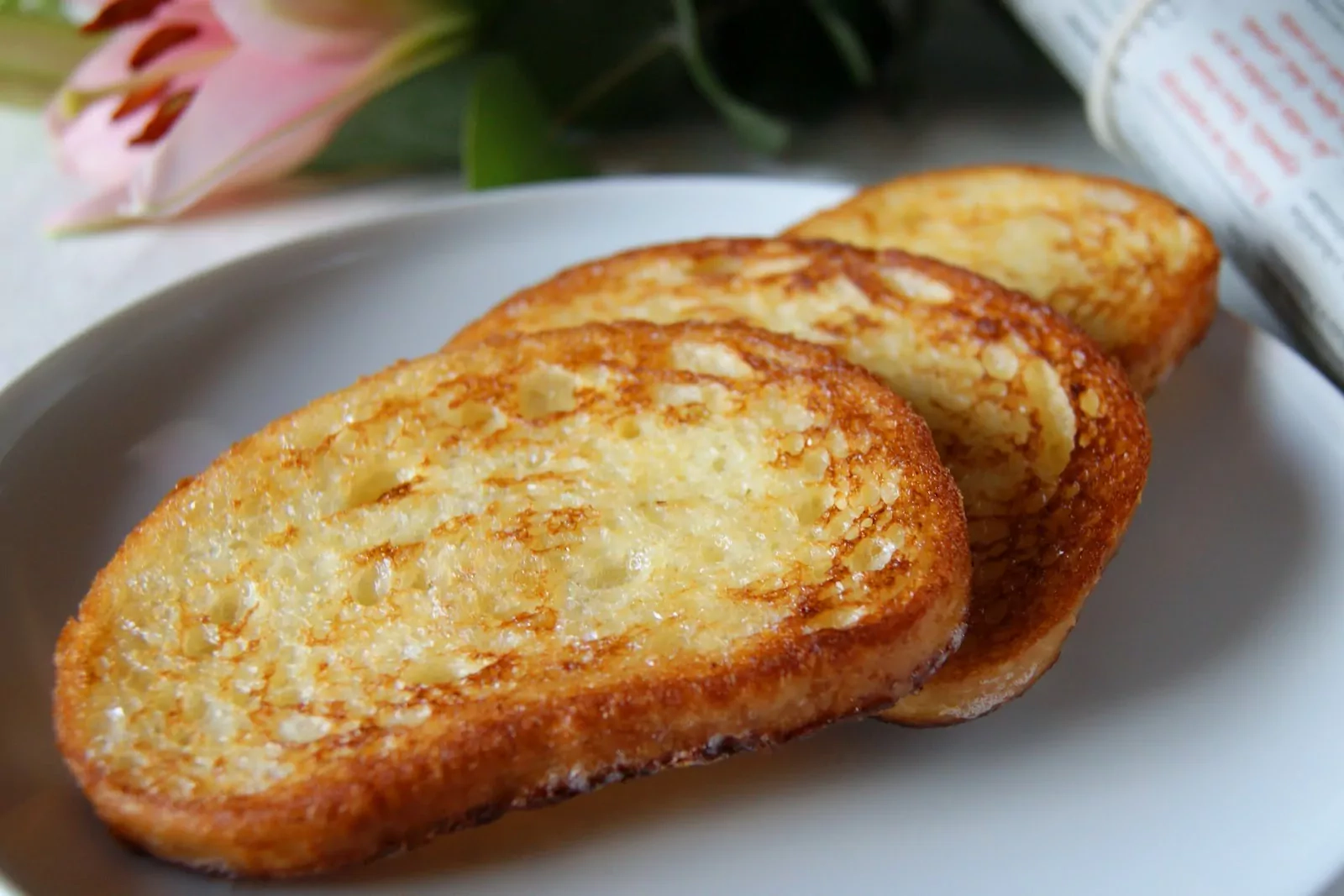 Eggy bread - kiaušininis keptas batonas pusryčiams