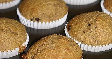 Sveikuoliški maltų linų sėmenų muffin'ai - keksiukai su viso grūdo miltais