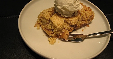 Angliškas obuolių pyragas "Apple crumble pie" pagal Beatą