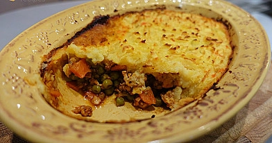 Shepherd pie - Šepardo pyragas su malta mėsa