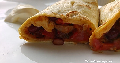 Kiaulienos burritos pagal Rūtą Ščiogolevaitę