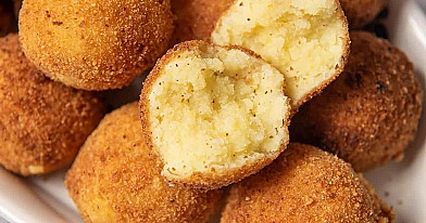 Virtų bulvių kroketai su fermentiniu sūriu