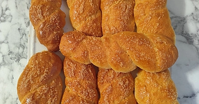 Minkštos varškės bandelės su vanilės aromatu