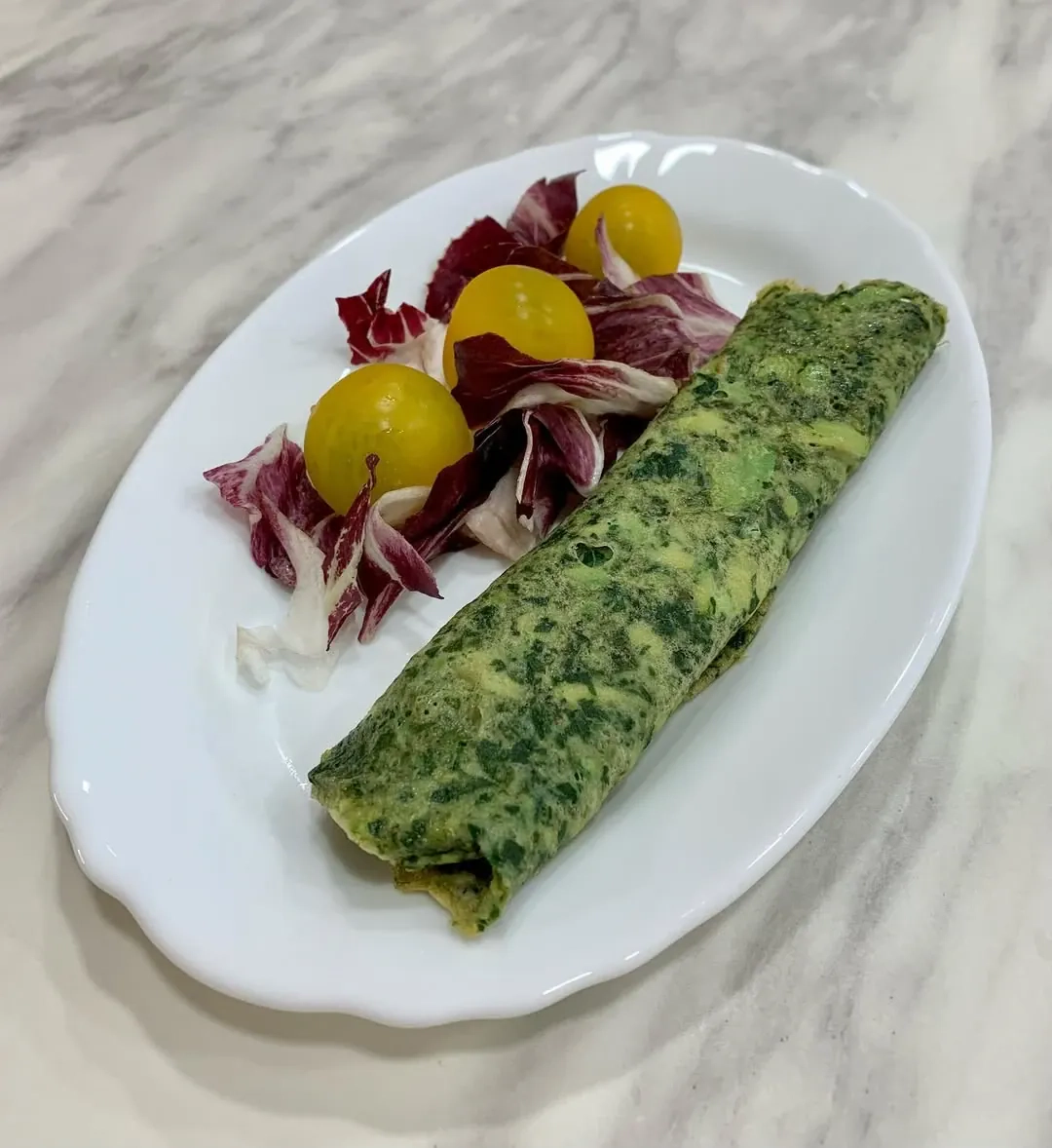 Greitas omletas su avokadu ir špinatais 🥑🥬