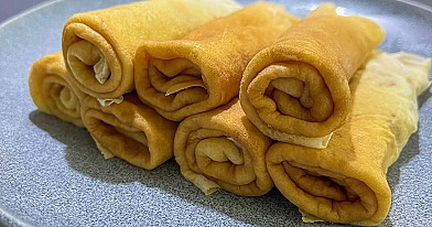 Minkšti obuoliniai lietiniai (tešla su pienu ir aliejumi)