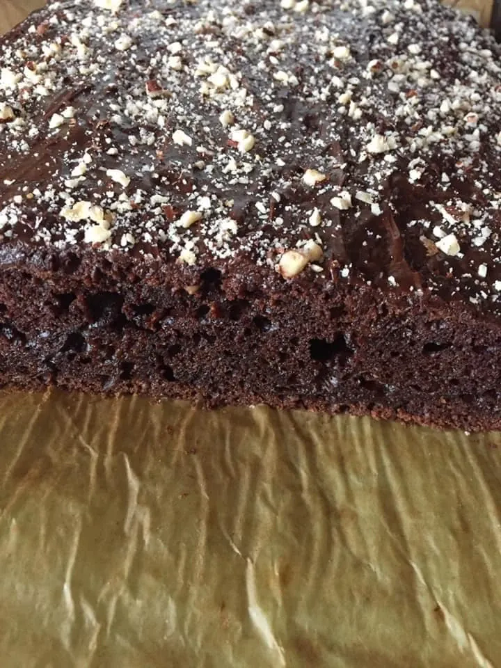 Sweet potato brownie - saldžiųjų bulvių sveikas šokoladainis (braunis)