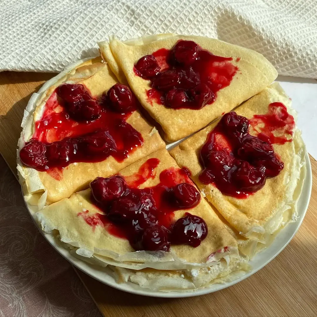Blynai su maskarpone ir pienu