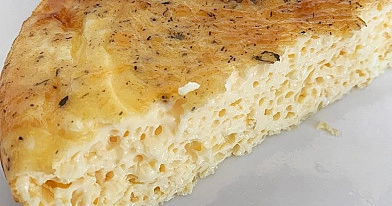 Paprastas omletas orkaitėje su pienu