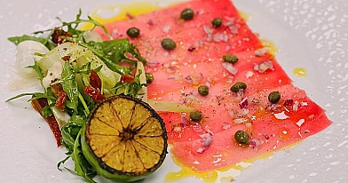 Tuno karpačio (carpaccio)