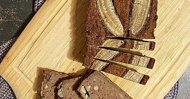 Veganiška bananų duona - pyragas