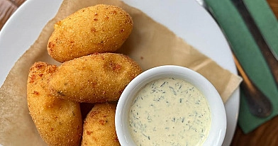 Bulvių kroketai su sūriu pagal Beatą