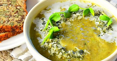 Ultra kreminė tiršta brokolių ir žaliųjų lęšių sriuba 🥦