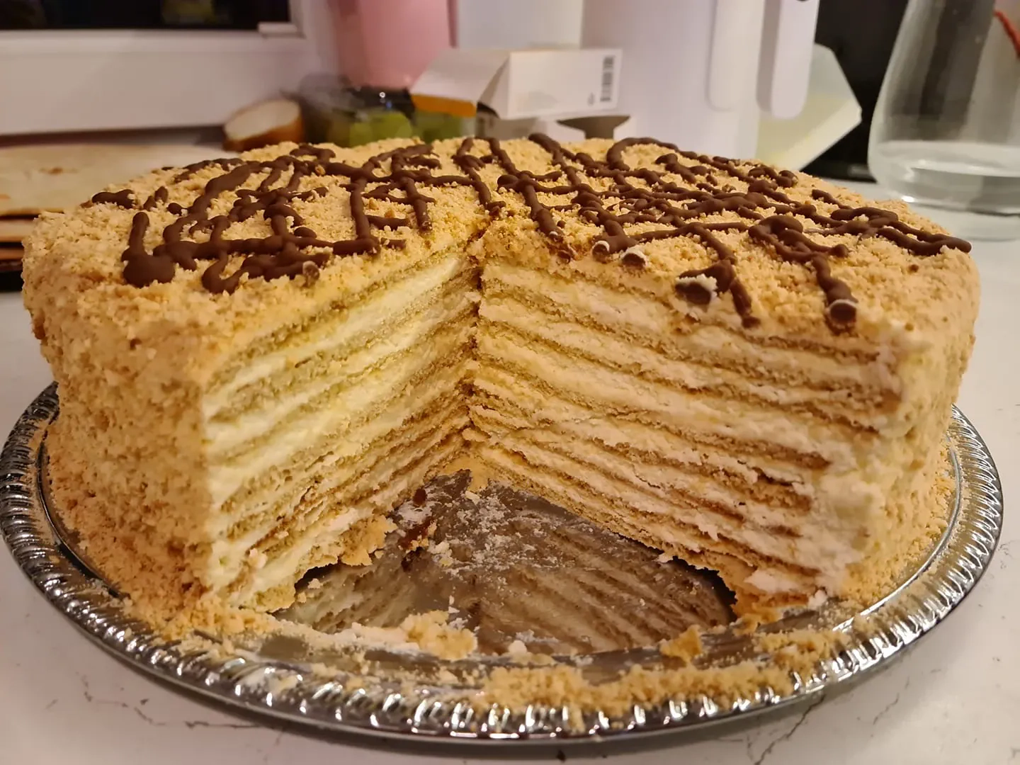 Mamos (klasikinis) medaus tortas