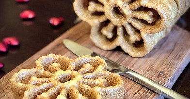 Rosettes (rozetės) - traškūs ir saldūs sausainiai