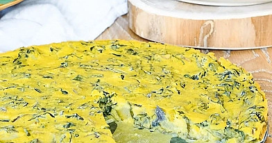 Veganiška laukinių žalumynų apkepėlė be glitimo🥮
