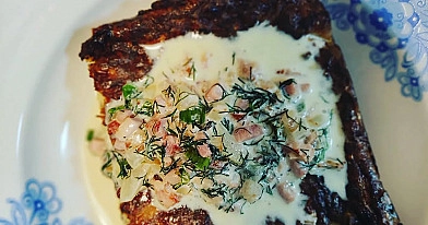Keto cukinijų kugelis su faršu, varške ir sūriu pagal Beatą