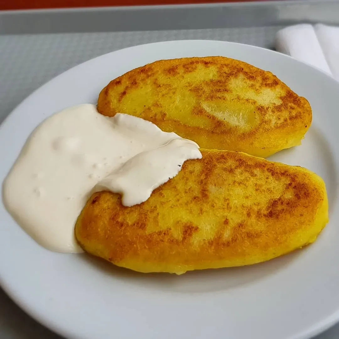 Žemaičių blynai su vištiena ir pievagrybiais pagal Beatą