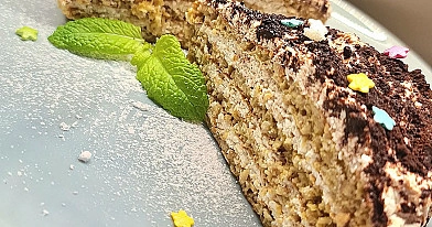 Sveikuoliškas Tiramisu su varške