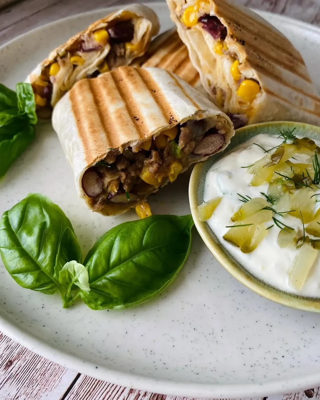Greiti tortilijų suktinukai su faršu keptuvėje 🫔🌯