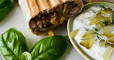 Greiti tortilijų suktinukai su faršu keptuvėje 🫔🌯