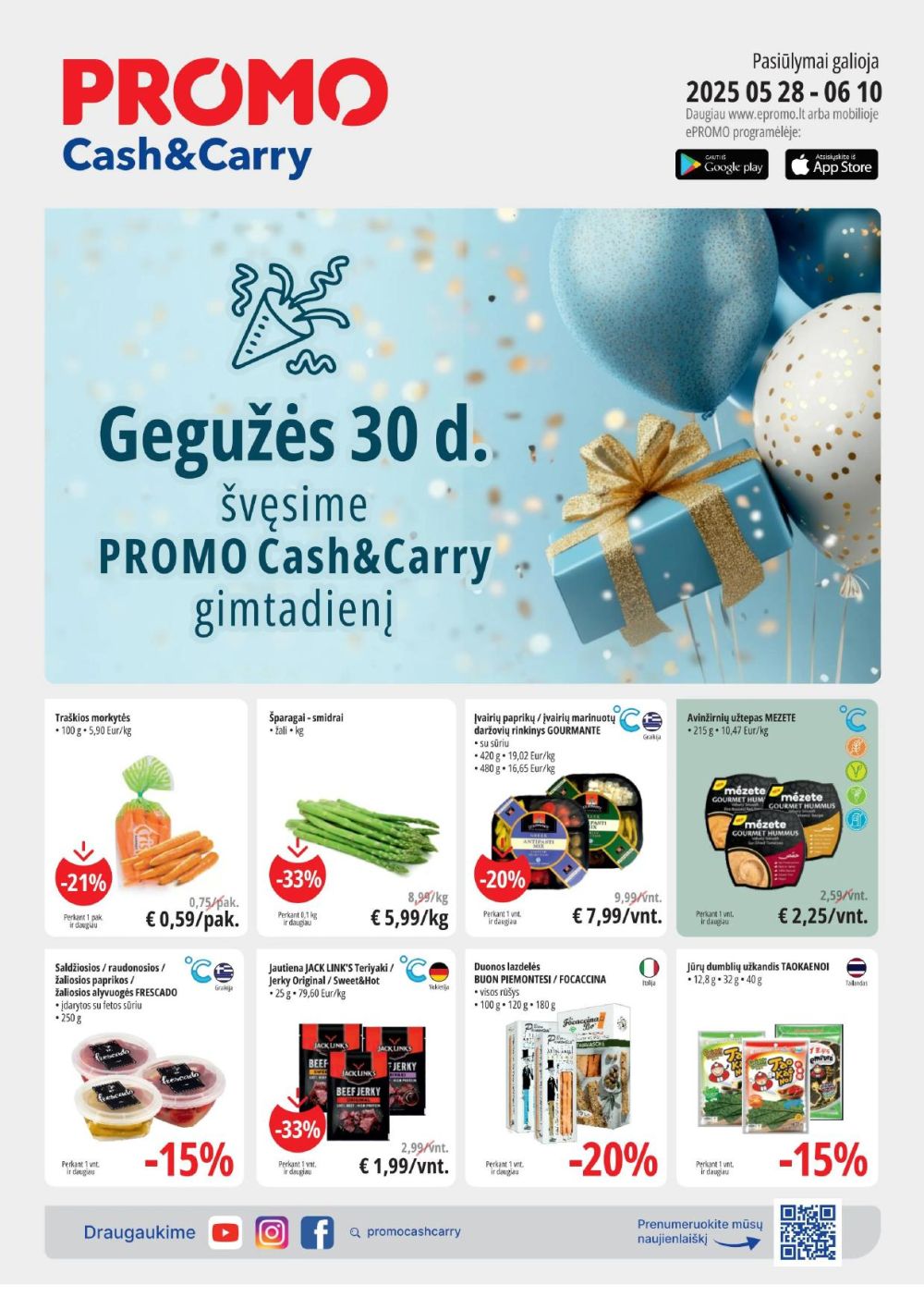 PROMO akcijų ir nuolaidų leidinys 2025-06-04 - 2025-06-17