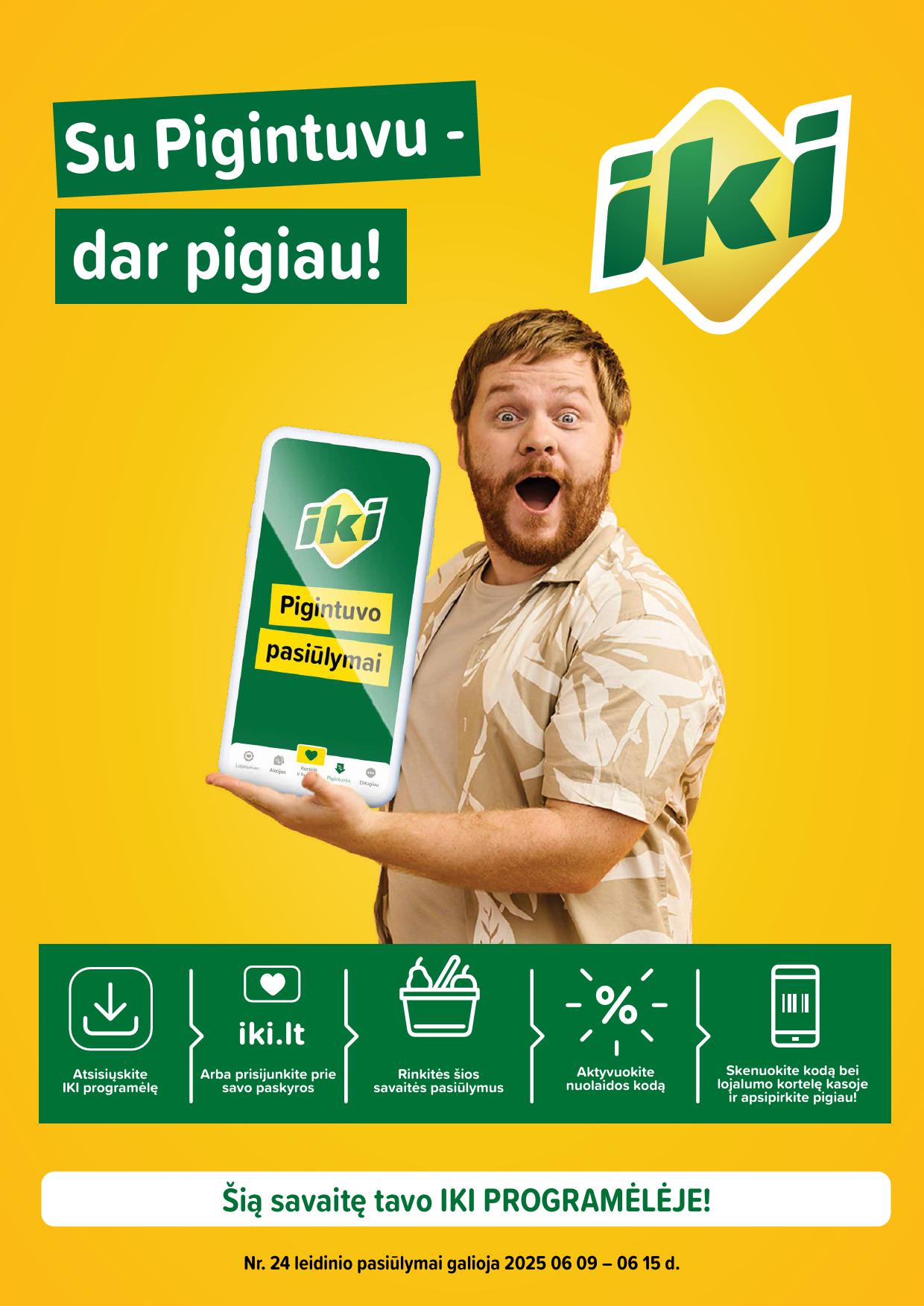 IKI akcijų leidinukas "Taupymo žaidynės" 2025.06.09 - 2025.06.15