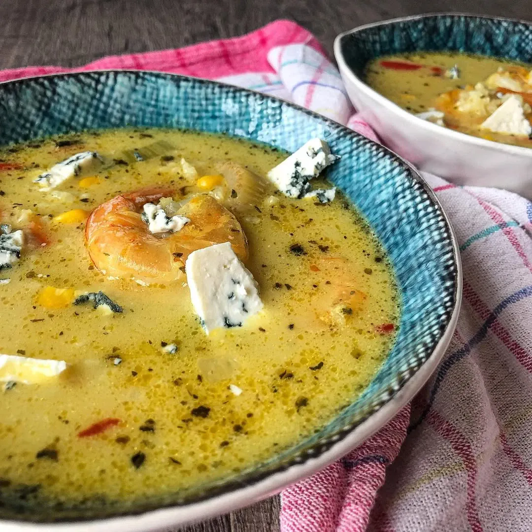 Krevečių sriuba su kokosų pienu ir ryžiais 🦐👩🏼‍🍳