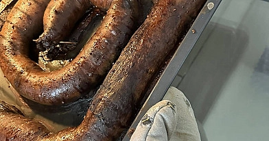 Naminiai kraujiniai vėdarai su kruopomis