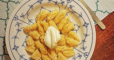Miltiniai ežiukai (virtinukai) su varške