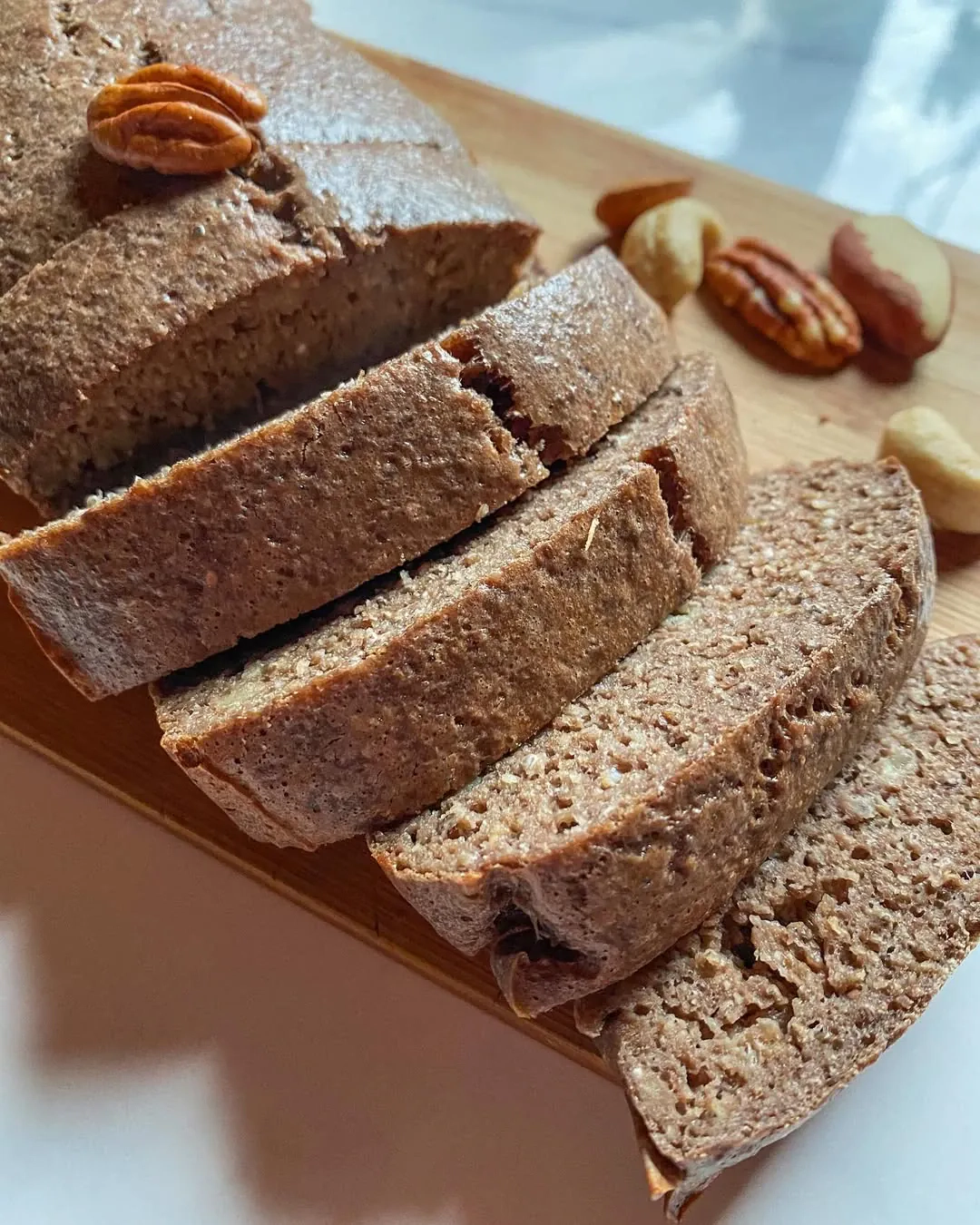 Bananinė duona su rudu cukrumi -  geriausias receptas