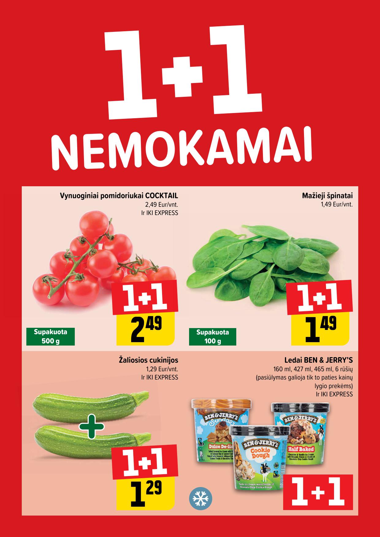 IKI akcijų leidinukas "Daugiau yra pigiau 1+1 nemokamai" 2025.06.30 - 2025.07.06