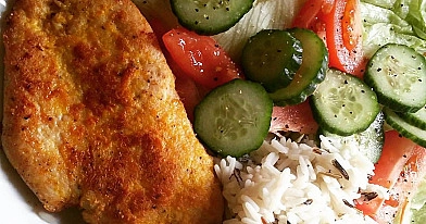 Kepta vištienos krūtinėlė orkaitėje, majonezo marinate