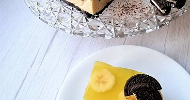 Skaniausias bananų pyragas "Banoreo" su Oreo sausainiais