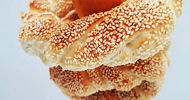 Semitai / simitai - turkiški riestainiai (beigeliai) "simit"