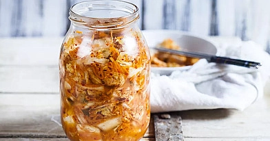 Kimchi - kimči rauginti kopūstai korėjietiškai