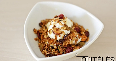 Receptas: Naminė granola