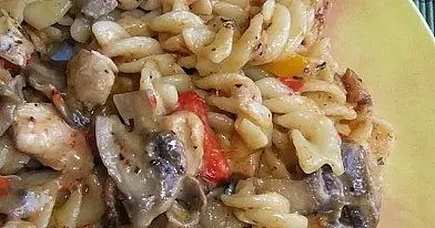 Makaronai su vištiena